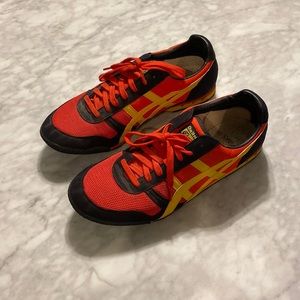 Onitsuka Tiger by Asics Size 12 Red, Gold, Black
